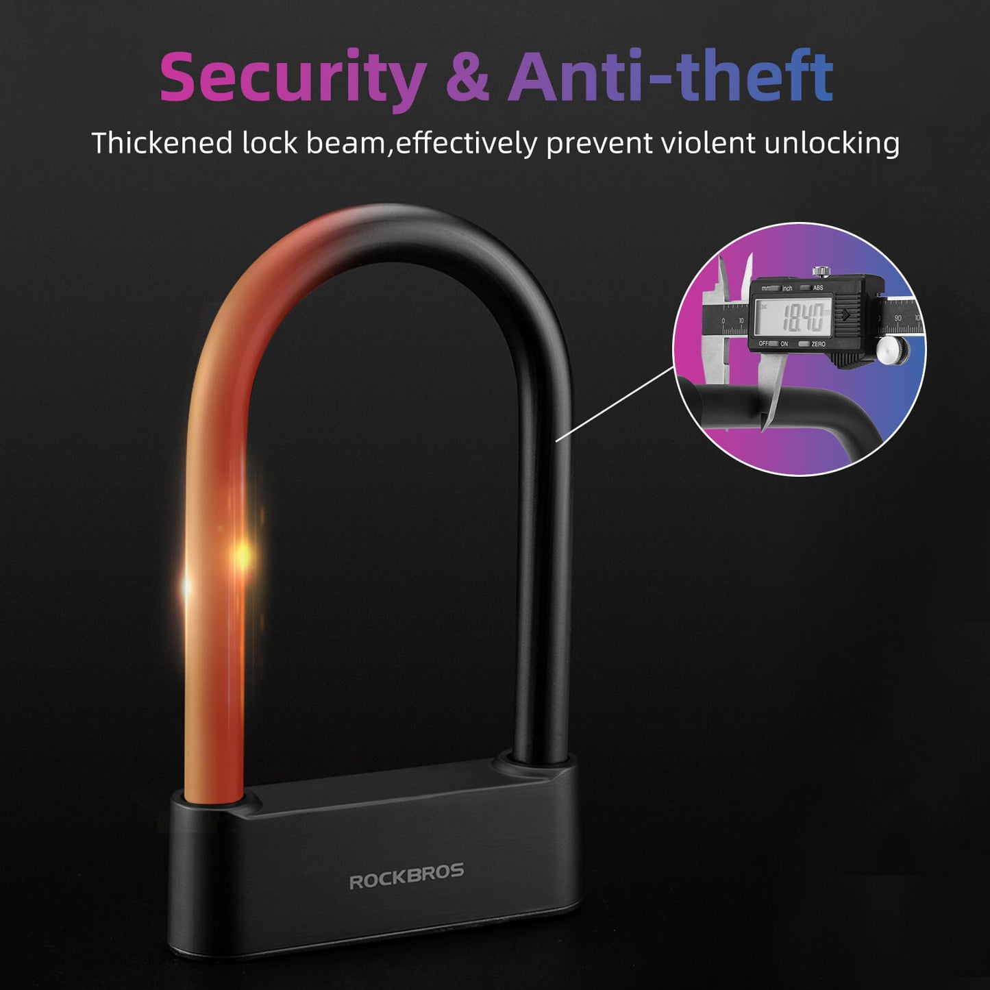 Smart Bluetooth Fingerprint U Lock