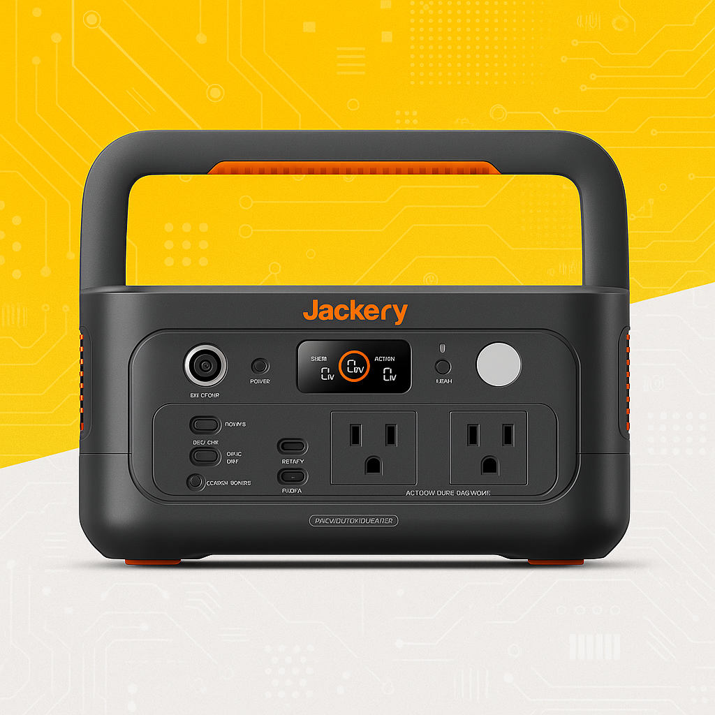 Jackery Explorer 600 v2 Portable Power Station – 640Wh | 500W (1000W Surge) | LiFePO₄