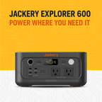 Jackery Explorer 600 v2 Portable Power Station – 640Wh | 500W (1000W Surge) | LiFePO₄