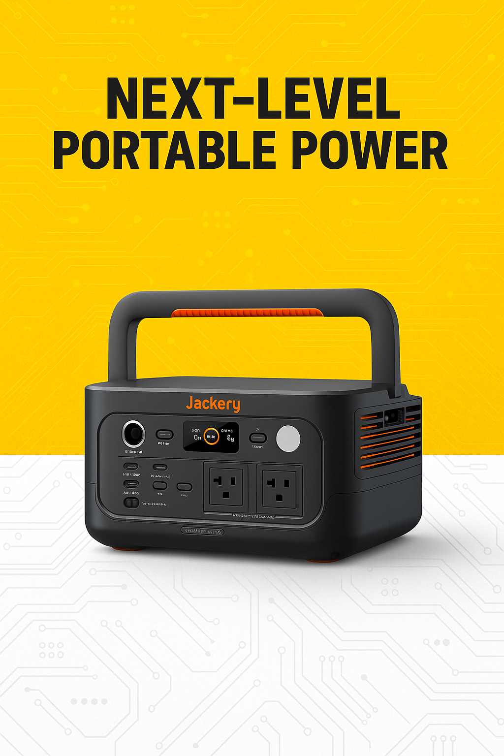 Jackery Explorer 600 v2 Portable Power Station – 640Wh | 500W (1000W Surge) | LiFePO₄