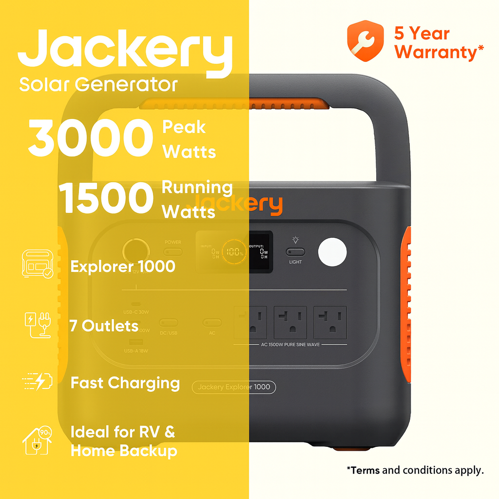 Jackery Explorer 1000 v2 Portable Power Station