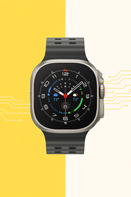 Samsung Galaxy Watch Ultra – 47mm Titanium Silver Smartwatch – Galaxy AI – Heart Rate, ECG, Sleep & Fitness Tracking